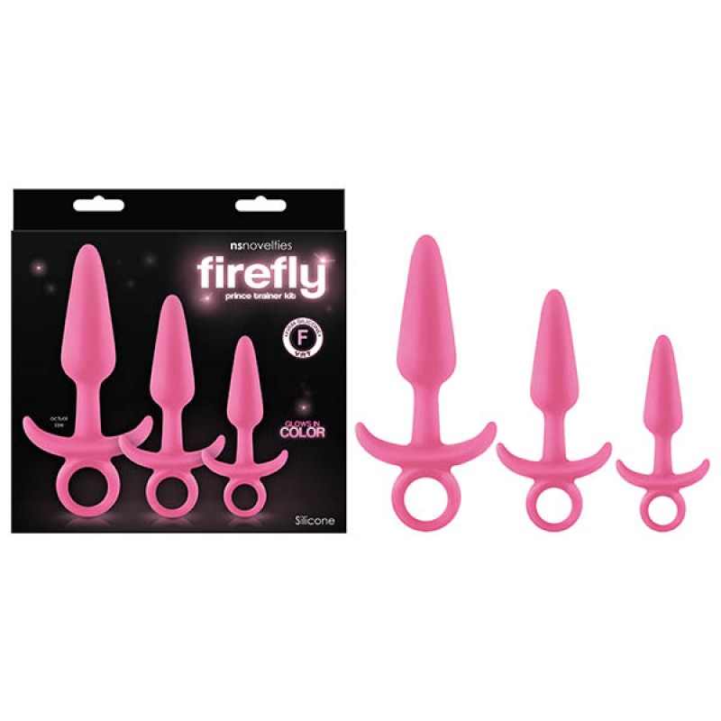 Firefly Prince Trainer Kit Butt Plugs - Pink